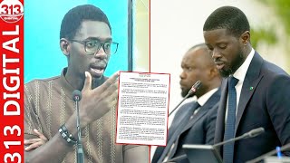 Forte décision du Pr Diomaye au Conseil des ministre : Réaction musclée de Daouda Djigal