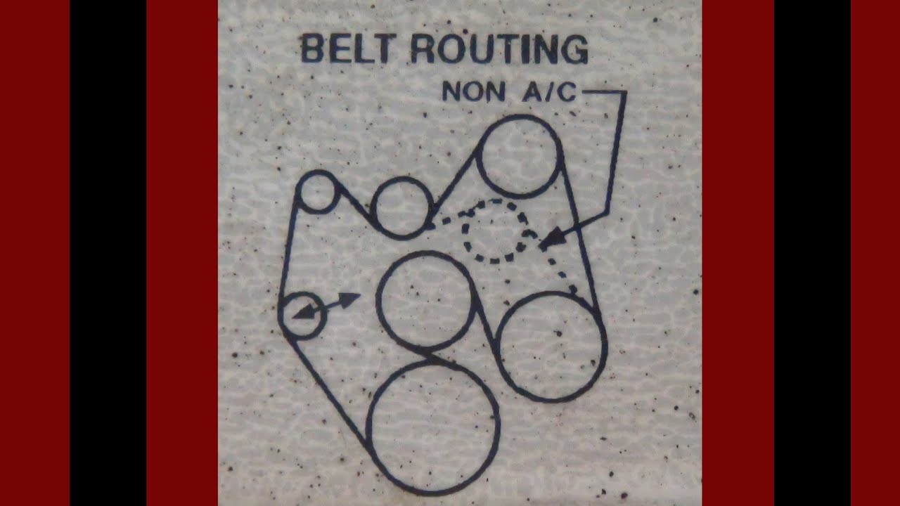 DIY - How to Replace a Serpentine Belt on a Chevy Blazer ... ford 4 6 fan belt diagram 