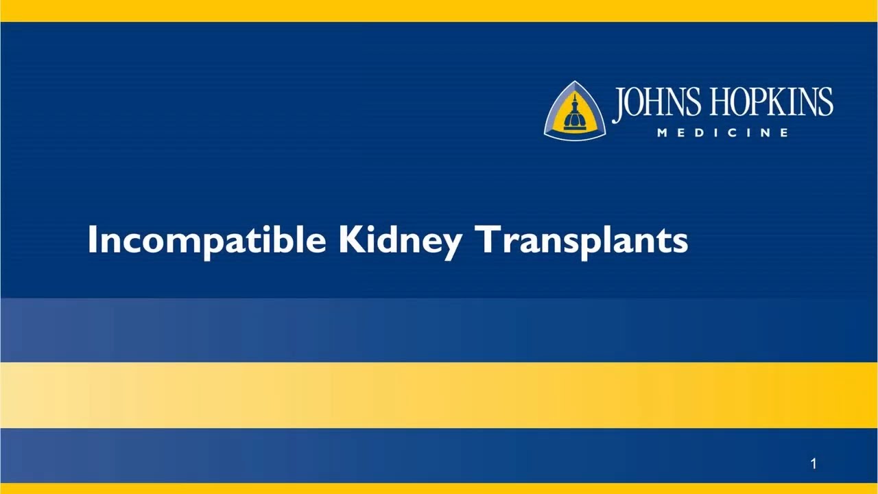 Incompatible: Kidney Recipients & Donors Education