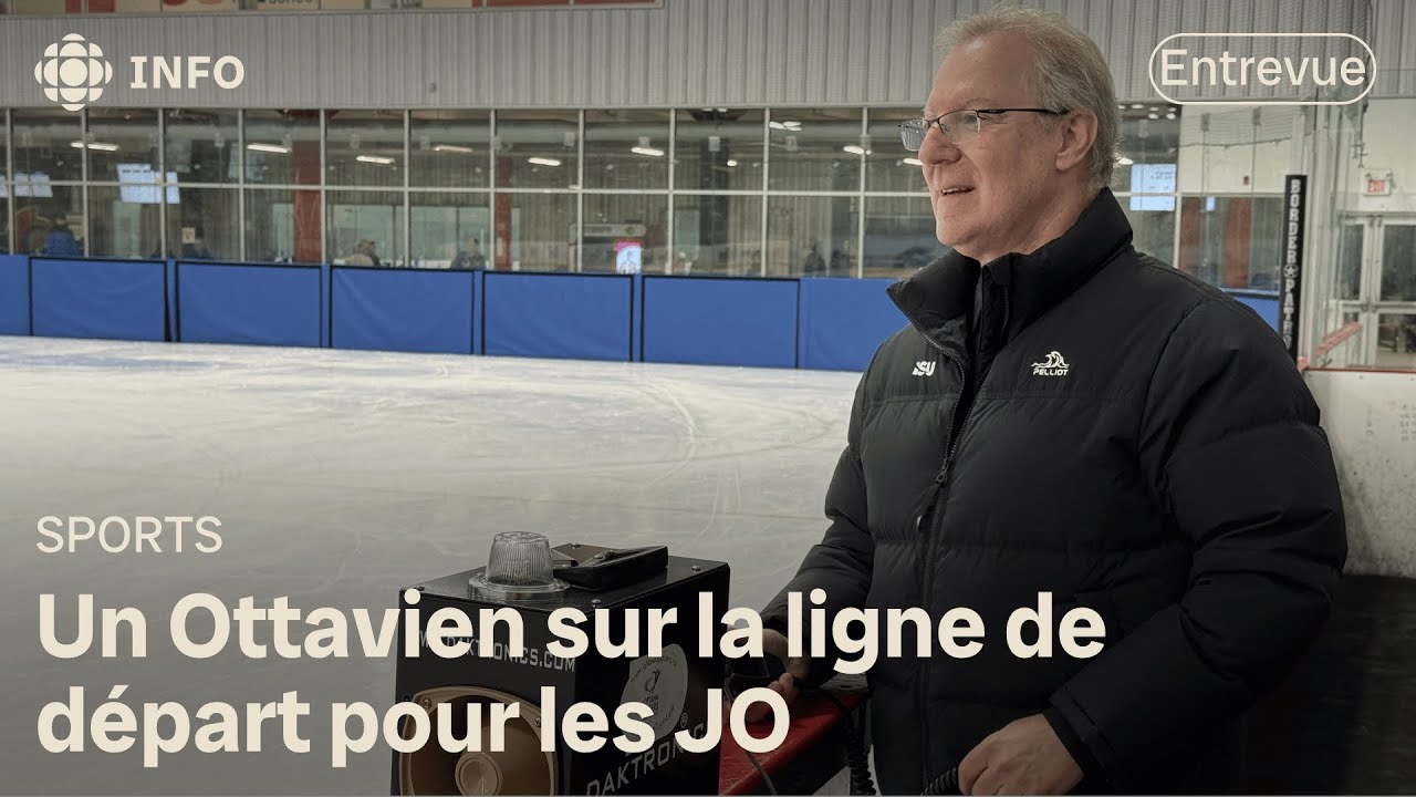 Un Ottavien sur la ligne de départ du patinage de vitesse sur courte piste aux JO de Milan-Cortina