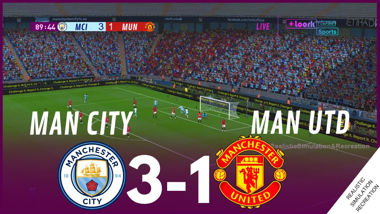 [LIVE] Manchester City vs Manchester United | Live Premier League 2024 • Simulation & Recreation