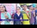 Young Voters Response On First Time Vote Cast | AP Election Voting Live | @SakshiTV  - 07:25 min - News - Video