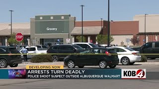 Albuquerque police shoot and kill man who fired officer's rifle