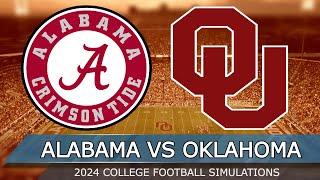 Alabama vs Oklahoma - NCAA Football 11/23/24 Full Game Highlights (College Football 25 Sim)