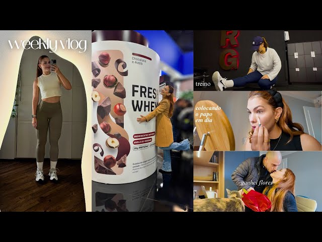 WEEKLY VLOG | CANSEI DO RUIVO?, AVÓ FALECEU, RECEBI FLORES, TREINO, MINGAU PROTEICO