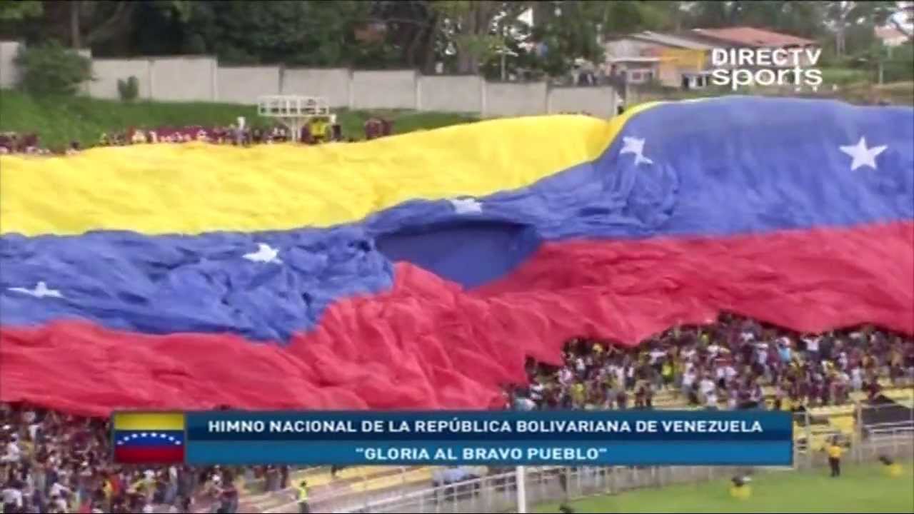 Himno Nacional Gloria Al Bravo Pueblo Vs Paraguay Youtube