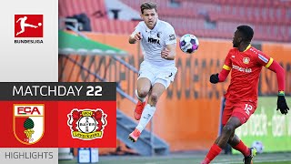 FC Augsburg — Bayer 04 Leverkusen | 1-1 | Highlights | Matchday 22 – Bundesliga 2020/21