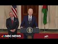 Biden discusses hostage negotiations amid conflict in Gaza