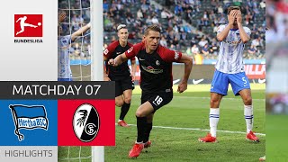Hertha Berlin — SC Freiburg 1-2 | Highlights | Matchday 7 – Bundesliga 2021/22