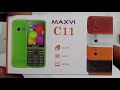 Обзор телефона Maxvi C11