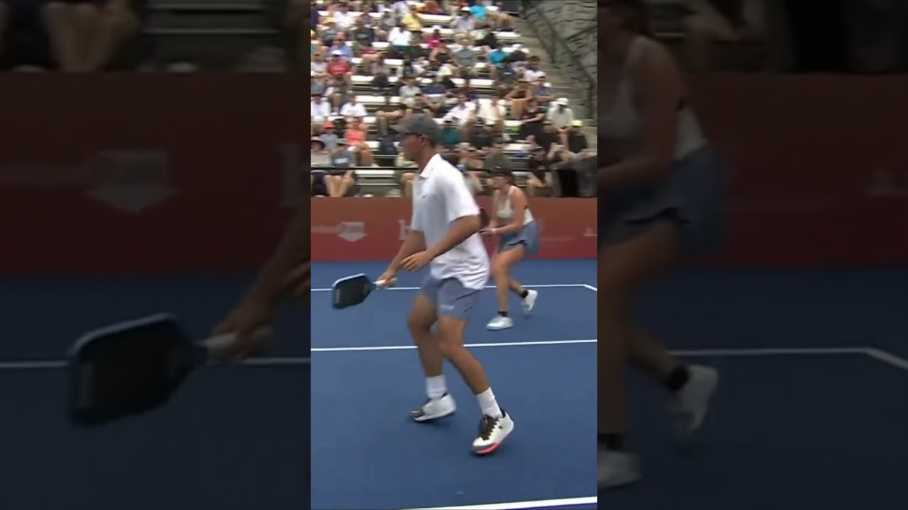 Waters/Johns v Johnson/Johnson at the Vizzy Atlanta Open (6) #shorts #pickleball