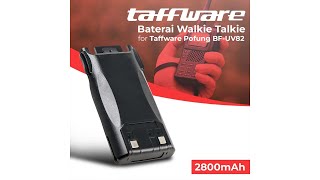 Pratinjau video produk Taffware Baterai Walkie Talkie 2800mAh for Taffware Pofung BF-UV82 - BL-8