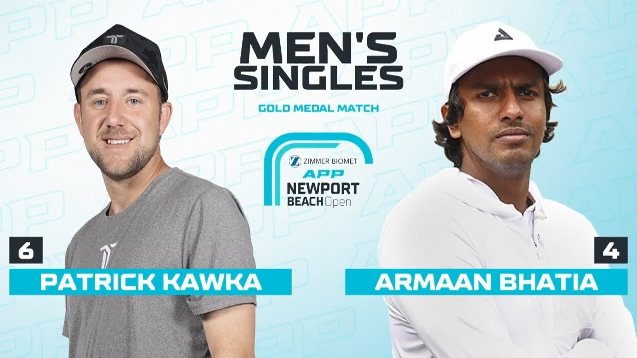 BATTLE FOR GOLD:Bhatia v. Kawka I Men's Pro Singles I Gold Medal Match I 2025 APP Newport Beach Open