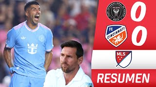SIN MESSI y SIN GOLES, el INTER MIAMI NO PUDO vs CINCINNATI y quedó quinto en Conferencia Este | MLS