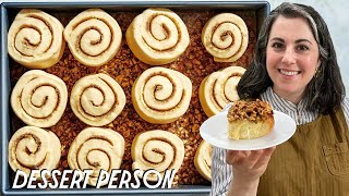Claire Saffitz Makes Walnut Maple Sticky Buns | Dessert Person