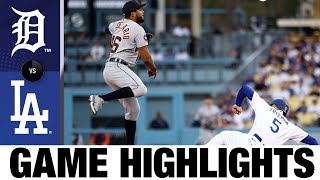 Tigers vs. Dodgers Game Highlights (4/30/22) | MLB Highlights