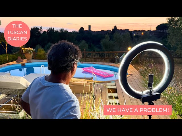 UNINVITED GUESTS IN OUR POOL - & A Visit to Montecatini Terme