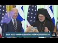 LIVE: Biden hosts reception celebrating Greek Independence Day | NBC News  - 17:35 min - News - Video