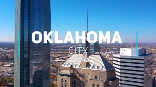 Oklahoma City. Capital city of Oklahoma | 4K drone footage