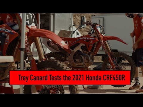 Trey Canard Tests the 2021 Honda CRF450R
