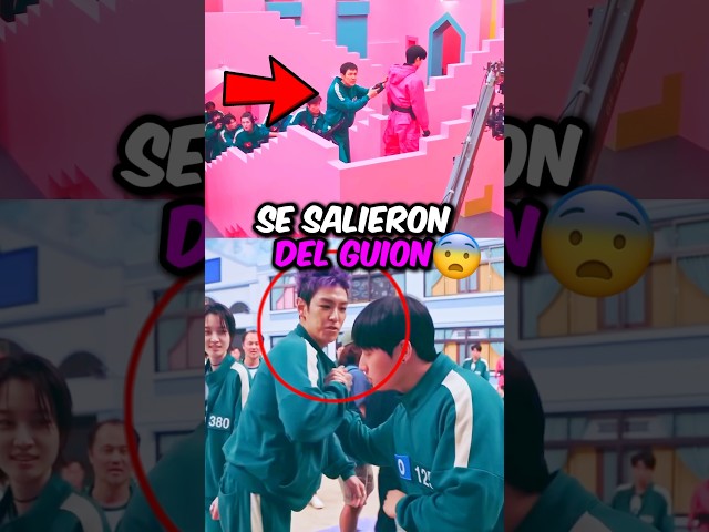 3 VECES que los Actores de SQUID GAME se SALIERON del GUION 😨 #squidgame