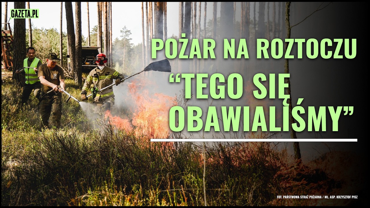 The death of the pilot, the fire, the wind. Crisis staff on the fire in the Lublin region
