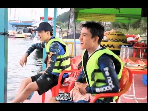 EXO meets BTS at the beach