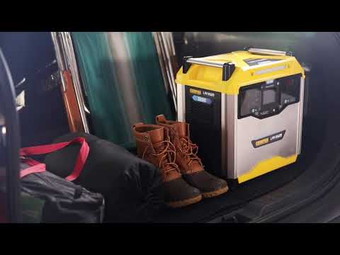 video Champion Power Equipment 100593 3276-Wh Power Station 3200/1600-Watt Portable Lithium-Ion Battery Solar Generator