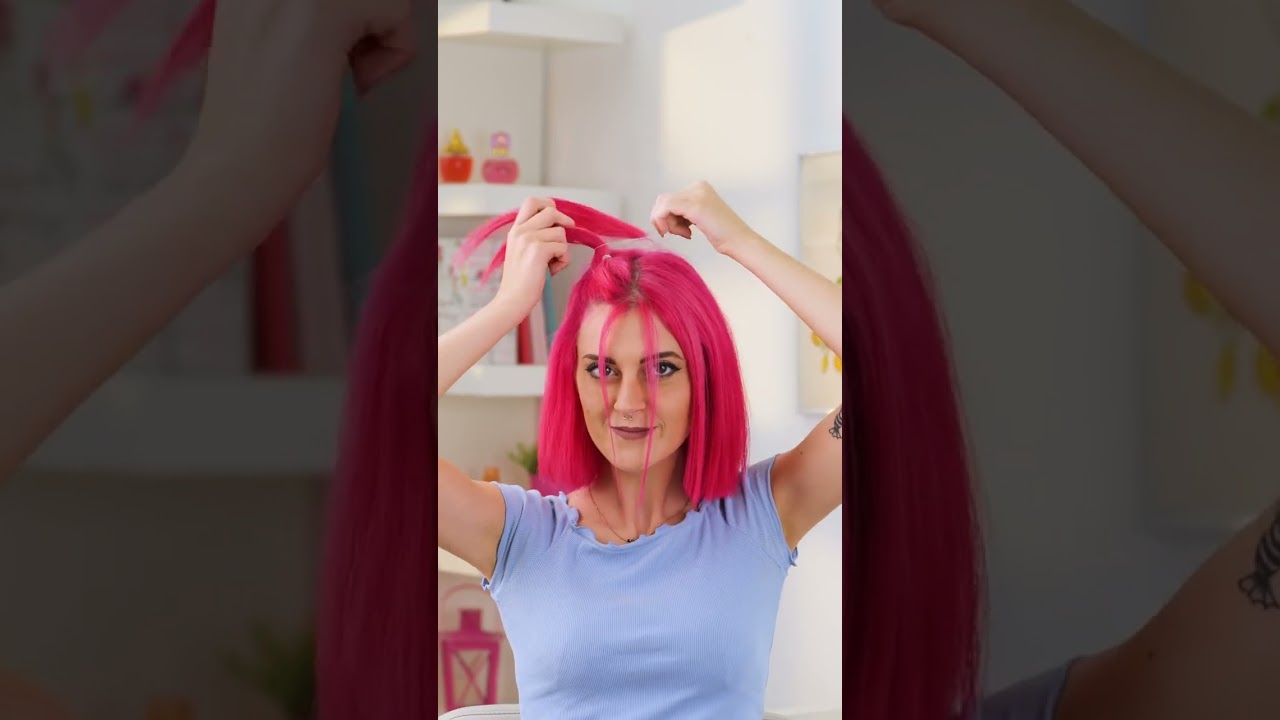 Quick Short Hair Idea #shorts #beauty #shorthair