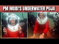 PM Modi In Dwarka | PM Modis Underwater Puja In Gujarats Dwarka