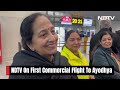 Ayodhya Ram Mandir | NDTV Takes The First Commercial Flight To Ayodhya  - 01:49 min - News - Video