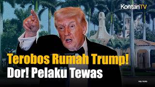 Detik-detik Penembakan di Rumah Trump, Pelaku Angkat Shotgun!