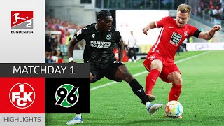 Kaiserslautern with strong victory | Kaiserslautern — Hannover 2-1 | All Goals | MD 1 – BL 2 -22/23