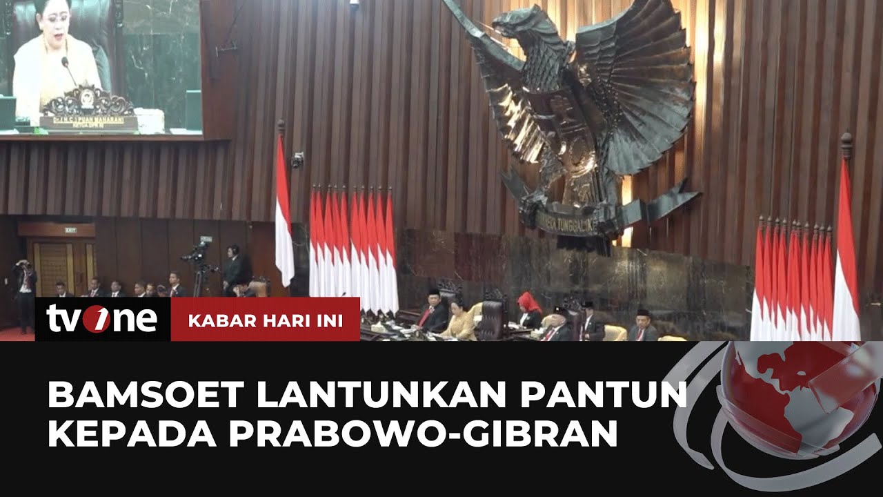 Puan dan Bamsoet Ucapkan Selamat ke Prabowo-Gibran di Sidang Tahunan MPR | Kabar Hari Ini tvOne