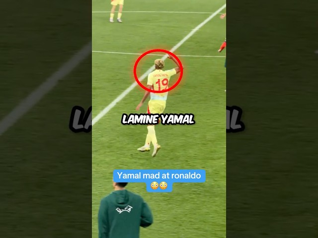 RONALDO 40 YAŞINDA LAMİNE YAMAL'I DURDURDU