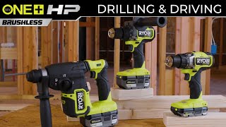 Video: 18V ONE+ HP Brushless 1/2" Hammer Drill Kit