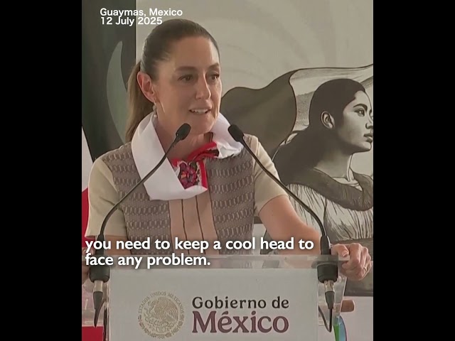 Mexico's Sheinbaum urges 'cool head' after Trump announces 30% tariffs
