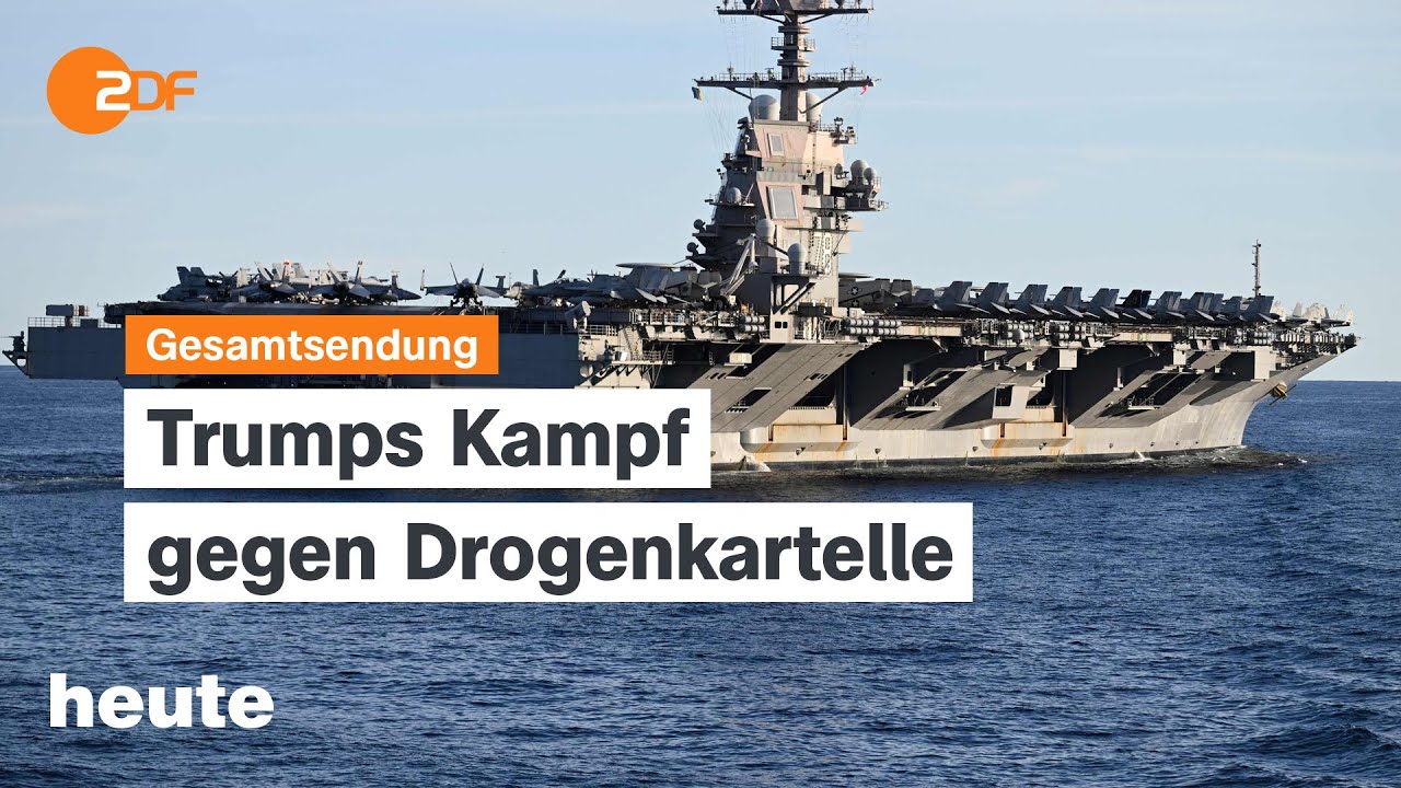 heute 19:00 Uhr vom 25.10.25 Angriffe auf Kiew, Trumps Drogenkampf in der Karibik, 80. CSU-Jubiläum