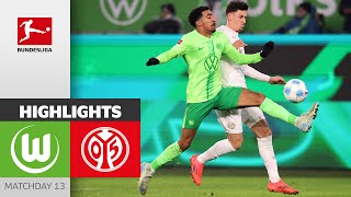 7-Goal Thriller! | VfL Wolfsburg — 1. FSV Mainz 05 4-3 | Highlights | Matchday 13 – Bundesliga 24/25