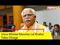 Union Minister Manohar Lal Khattar Takes Charge | Modi 3.0 Cabinet | NewsX