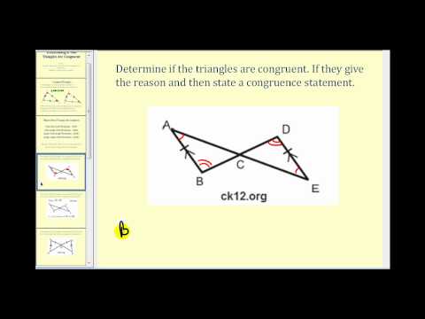 ASA and AAS ( Video ) | Geometry | CK-12 Foundation