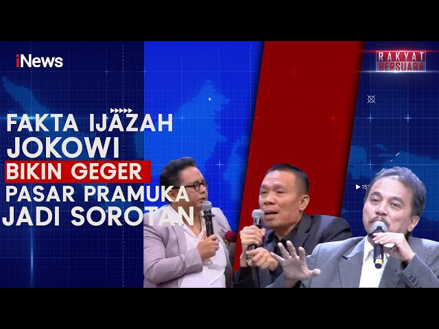 Ijazah Jokowi Makin Panas! Terungkap Fakta Mencengangkan dari Pasar Pramuka | Rakyat Bersuara