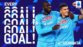 Il Napoli centra la quarta vittoria consecutiva | TUTTI I Gol | 4ª giornata | Serie A TIM 2021/22