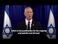 Benny Gantz resigns from Netanyahus government | REUTERS
