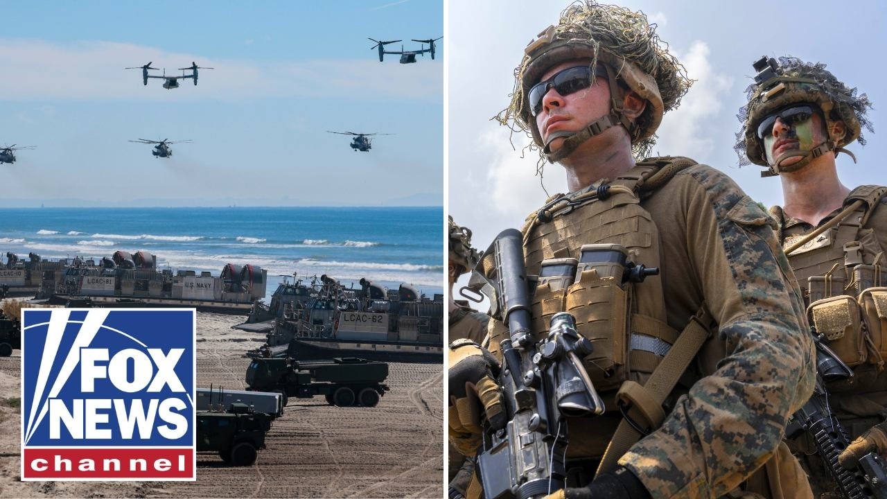 THOUSANDS of US Marines prepare for deployment to Middle East