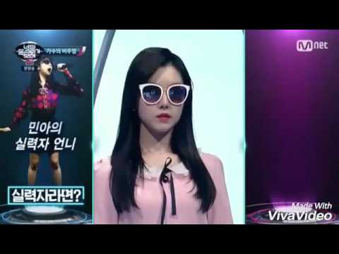 I can see your voice 4 Minah's sister on stage.