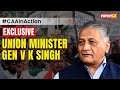 CAA Rollout Commences | Union Minister Gen V K Singh Exclusive | NewsX