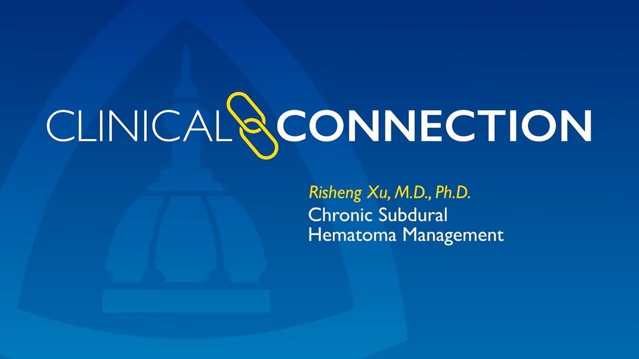 Chronic Subdural Hematoma Management
