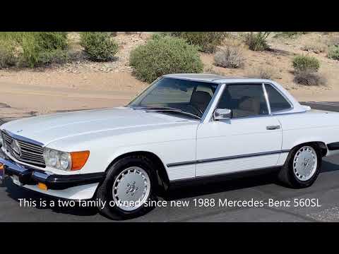 video 1988 Mercedes-Benz 560SL