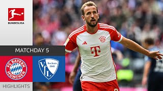 FC Bayern München — VfL Bochum 7-0 | Highlights | Matchday 5 – Bundesliga 2023/24